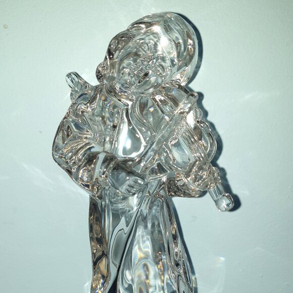 8.25’’ MIKASA Germany Lead Crystal Angelic Violin Angel Figurine - Picture 1 of 11